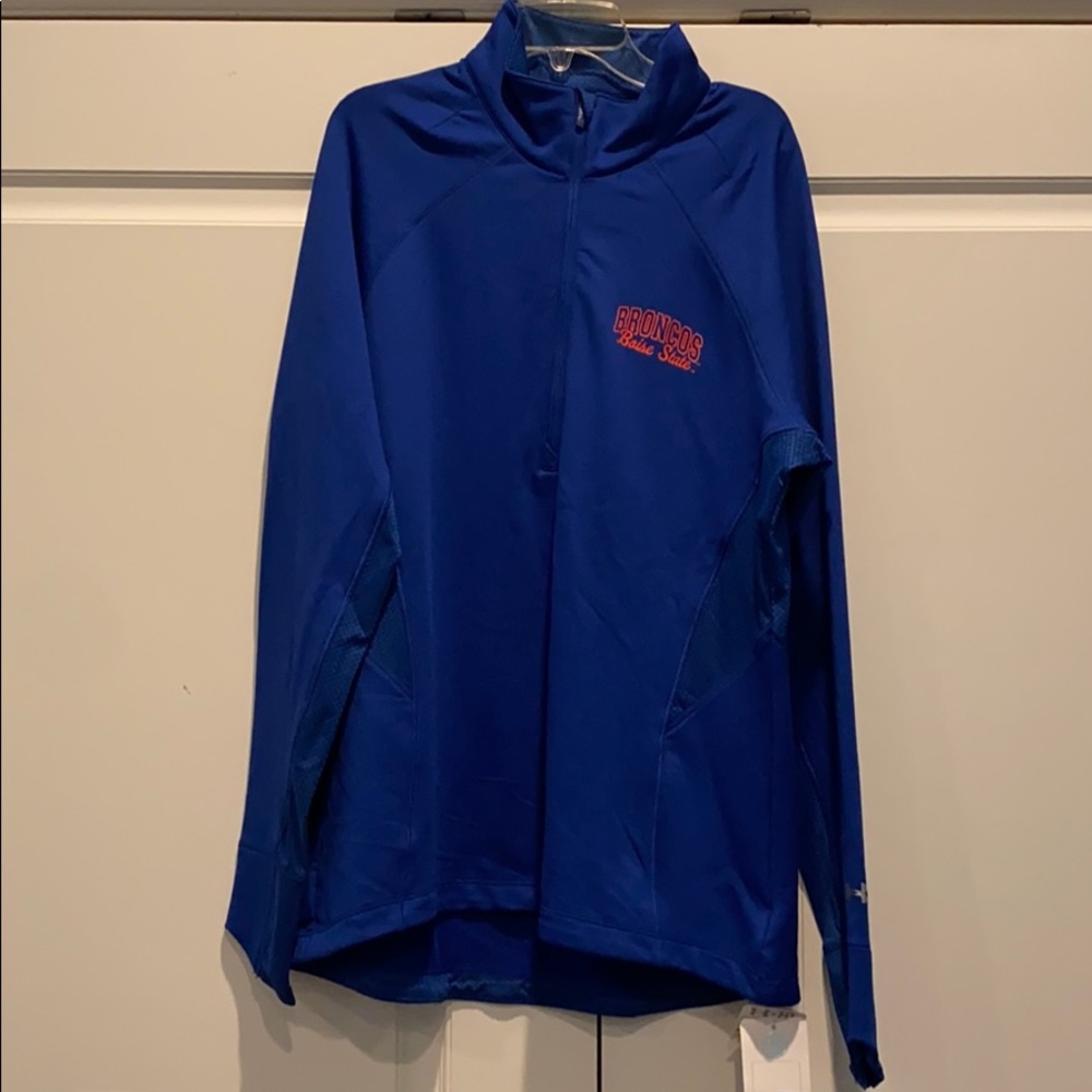 Boise State University Under Armor 3/4th Zip Up